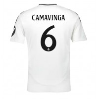 Real Madrid Eduardo Camavinga #6 Kotipaita 2024-25 Lyhythihainen